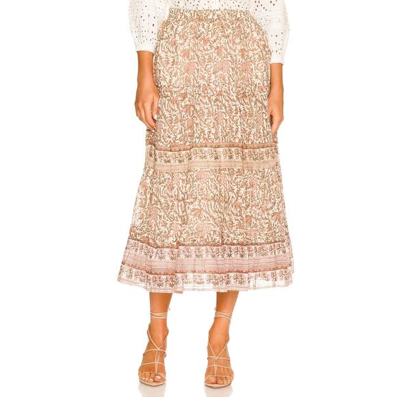 Cleobella Jade Midi Skirt - S - Zinnia Print